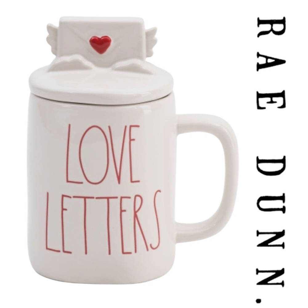 Rae Dunn Love Letters Figural Mug